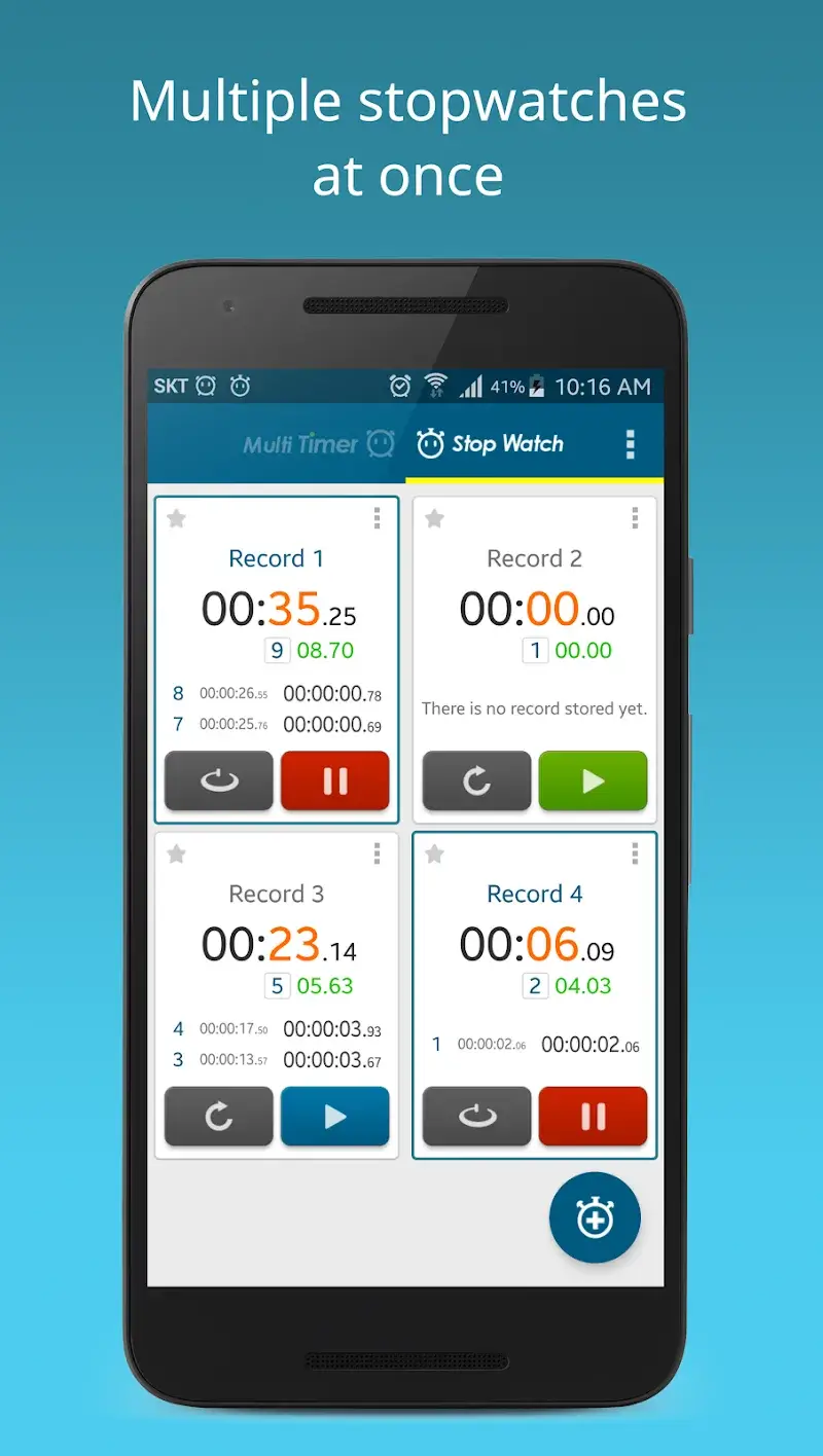 Multi Timer StopWatch capture d'écran 5