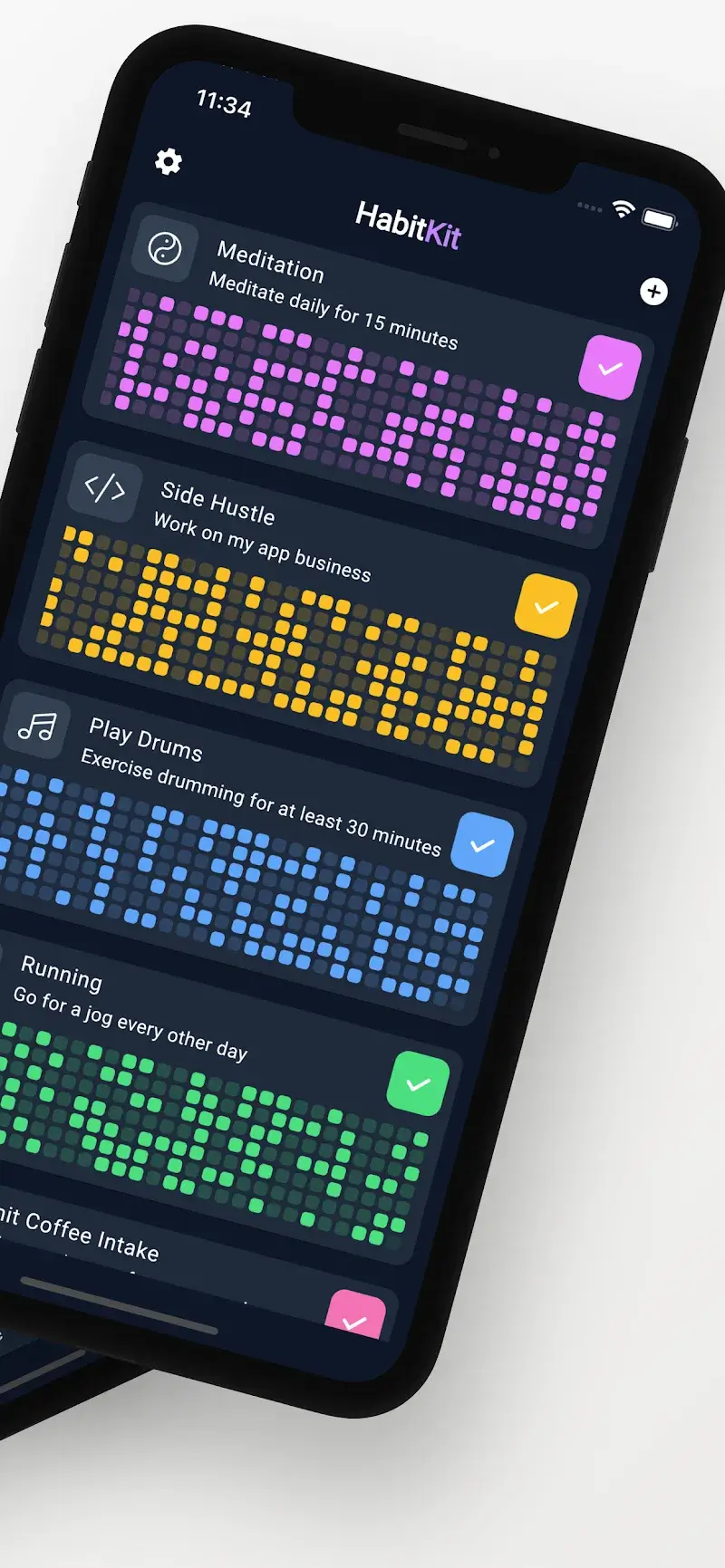 HabitKit Screenshot 2