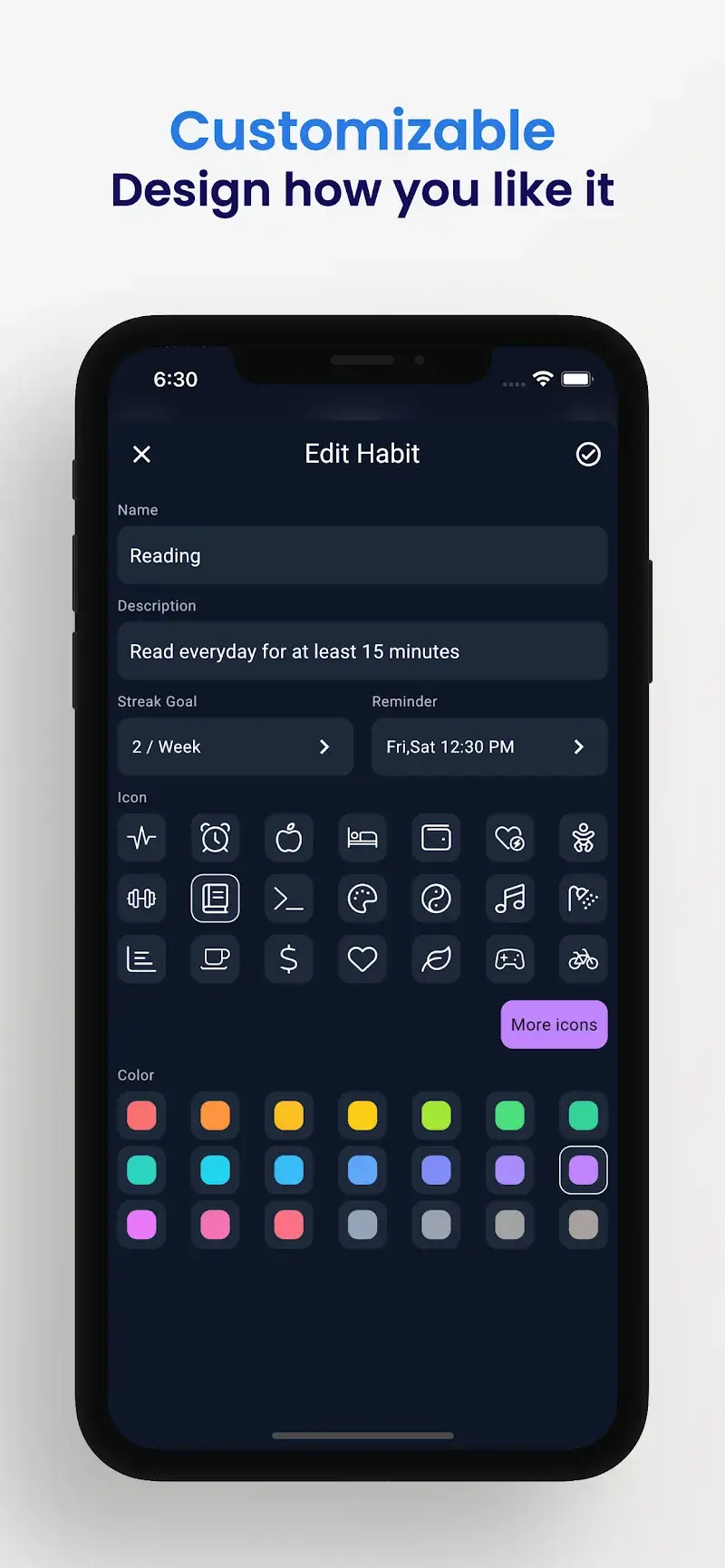HabitKit Screenshot 3