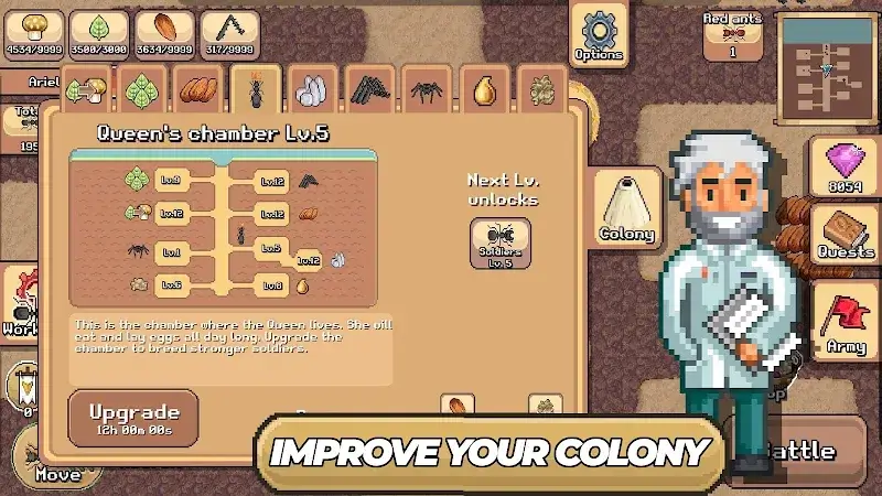 Pocket Ants: Colony Simulator captura de tela 3