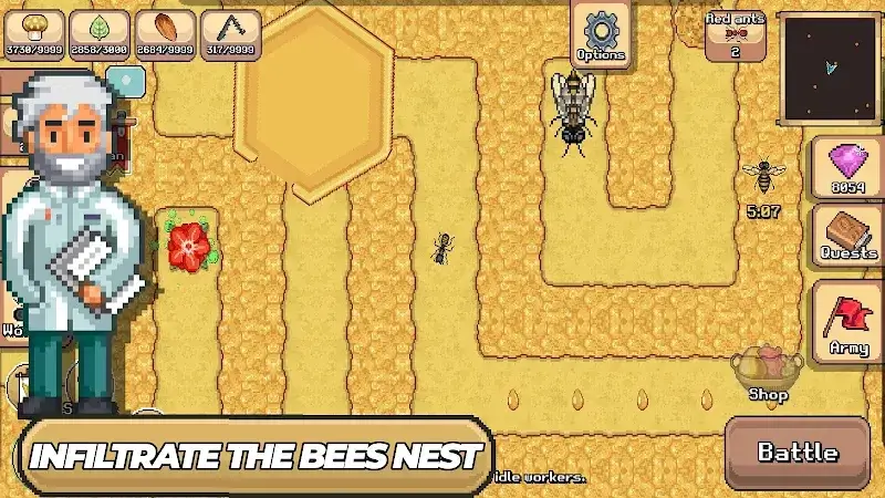 Pocket Ants: Colony Simulator captura de tela 5