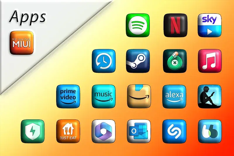 MIUI 3D - Icon Pack screenshot 4