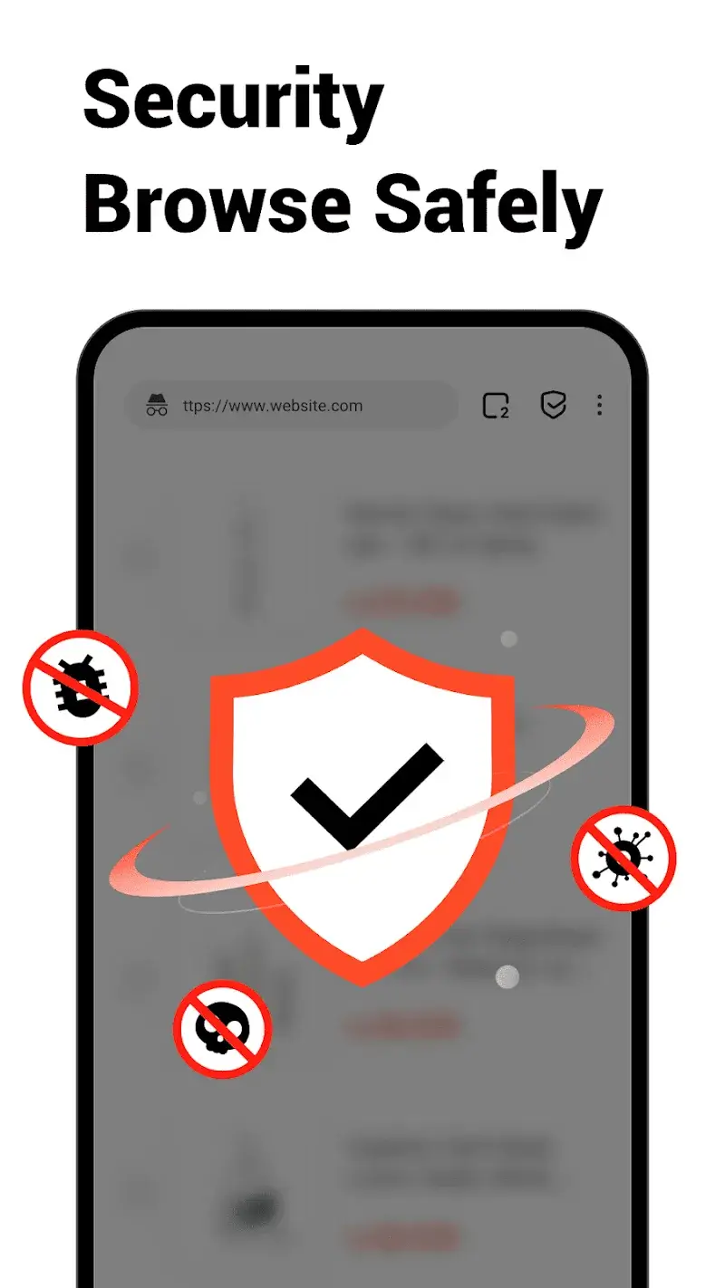 Tangkapan layar Free Adblocker Browser 5