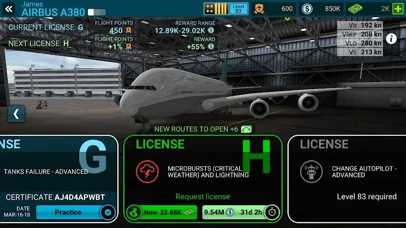 ภาพหน้าจอ Airline Commander 4