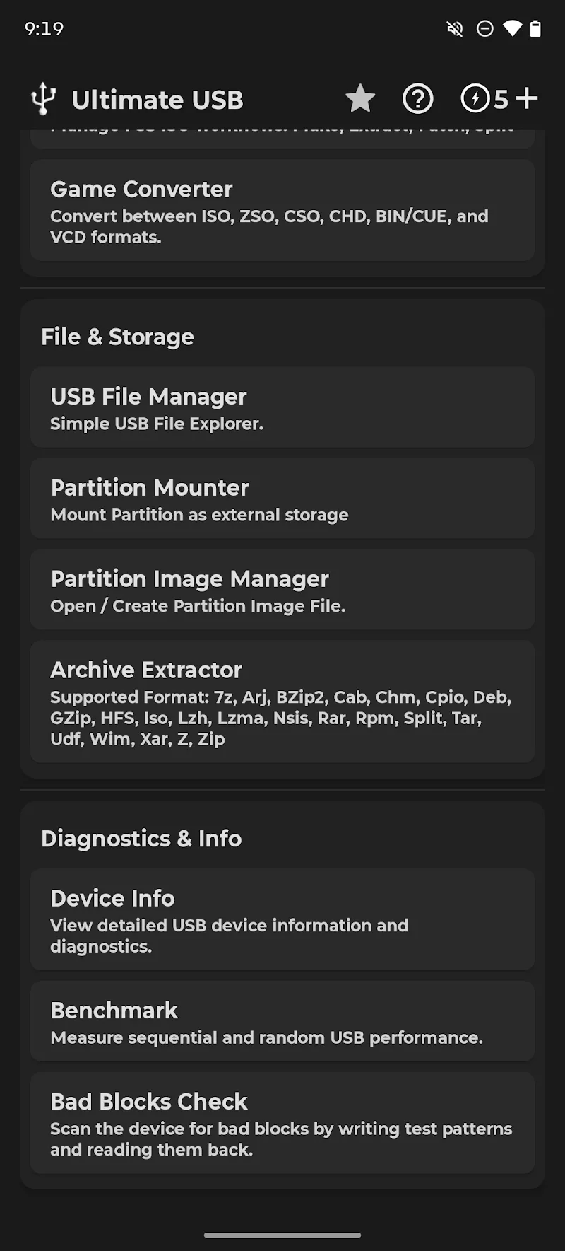 Скриншот Ultimate USB 6