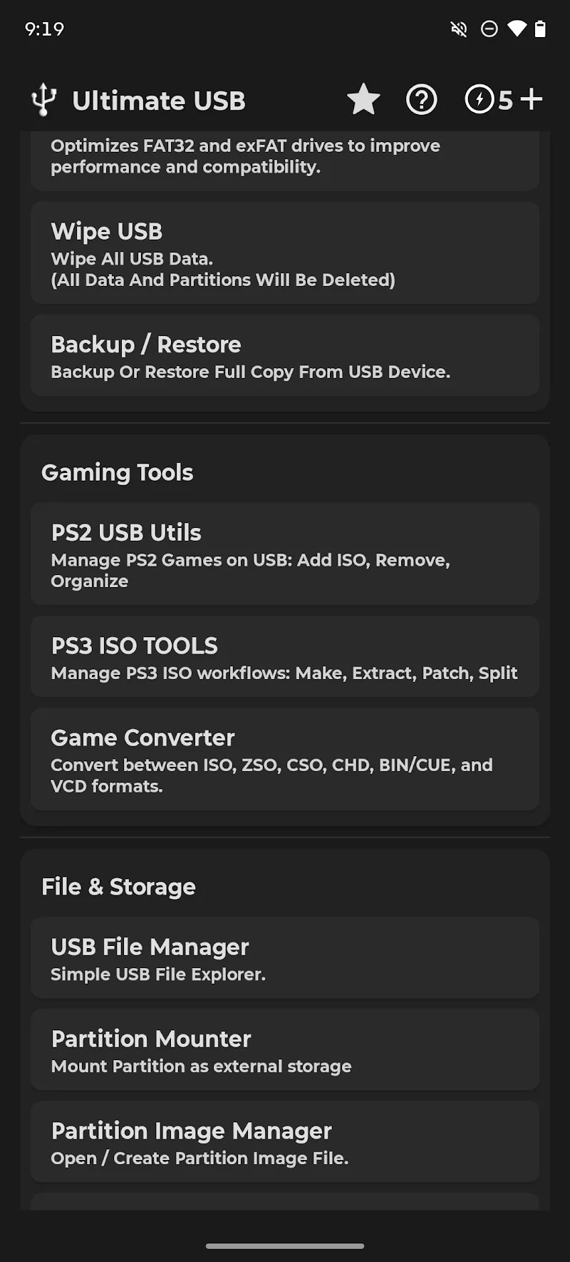 Скриншот Ultimate USB 2