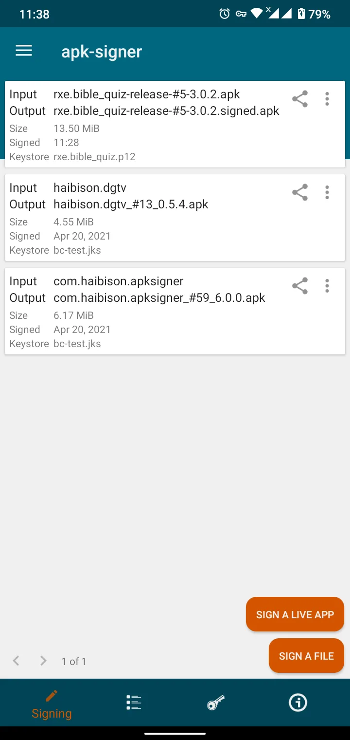 apk-signer tangkapan layar 1