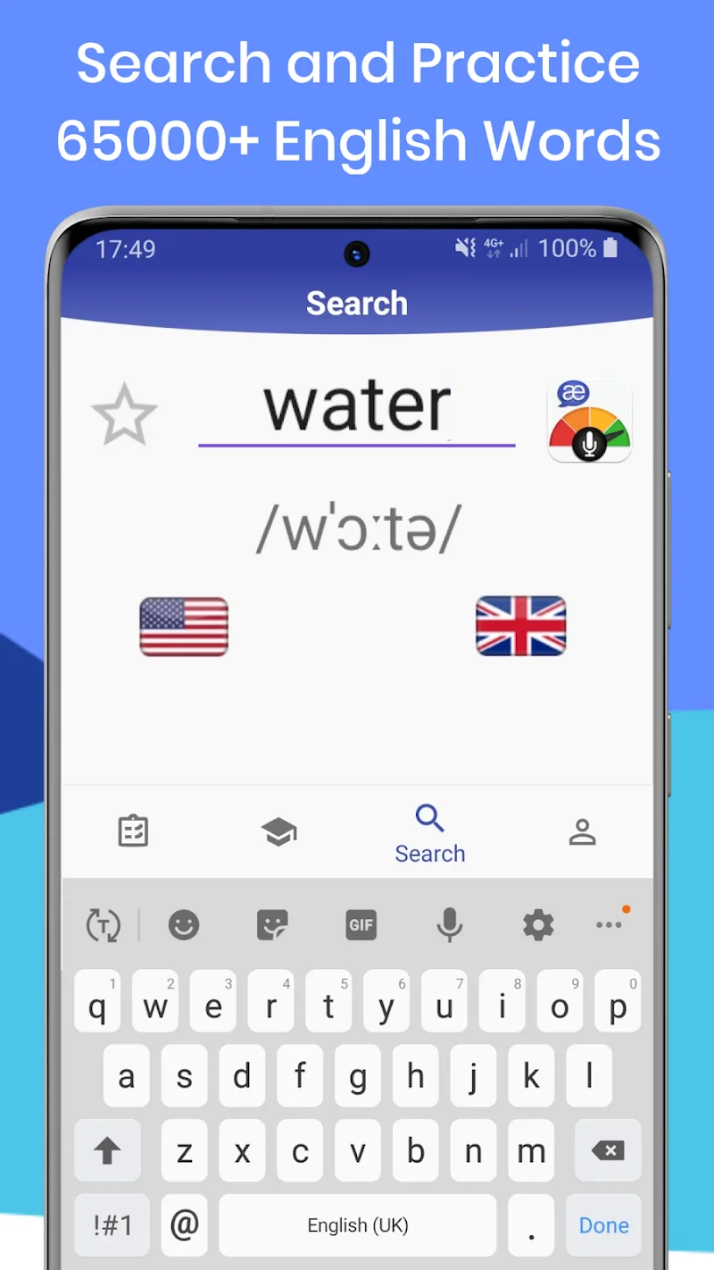 Tangkapan layar aplikasi Speakometer 2