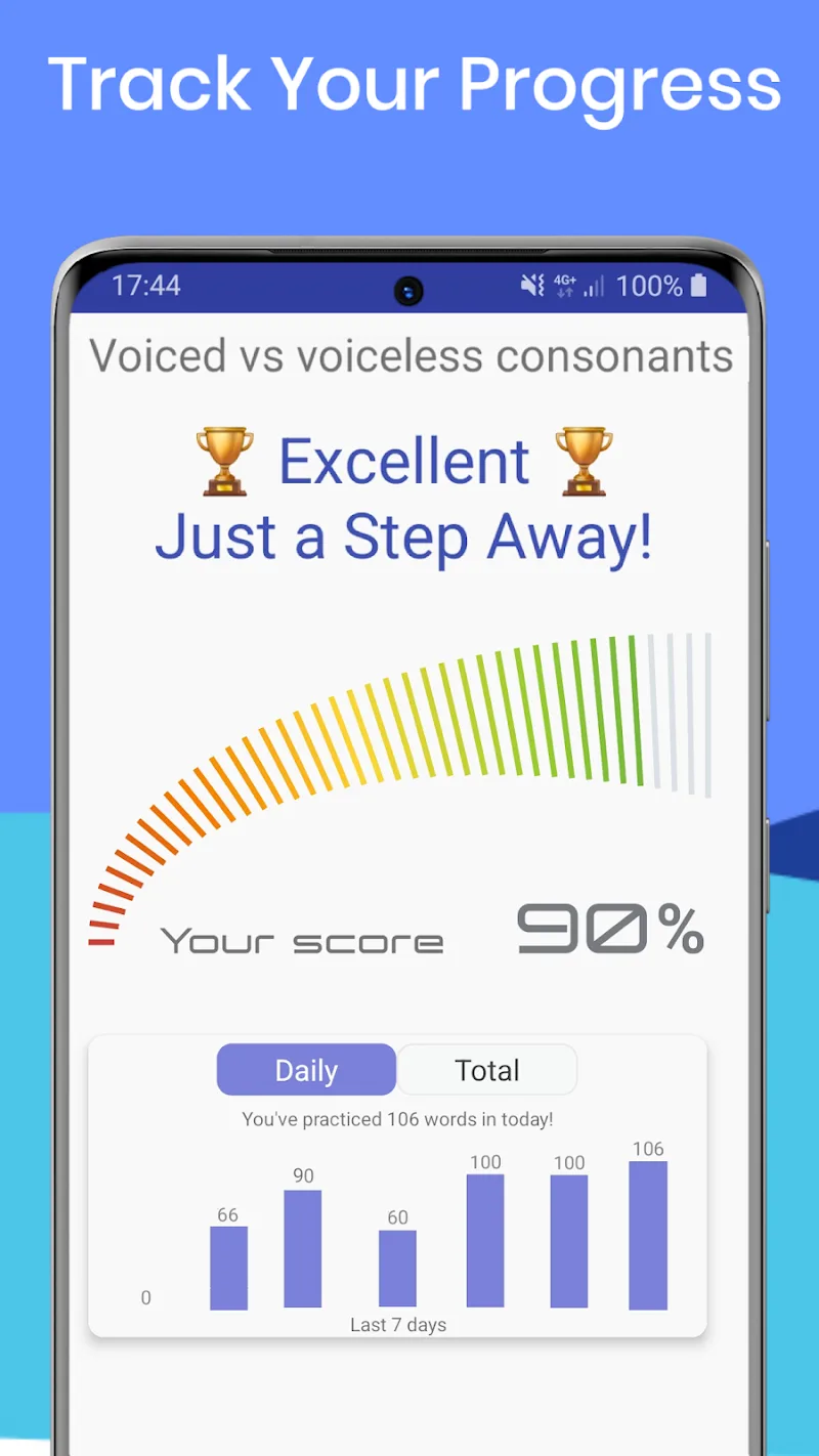 Tangkapan layar aplikasi Speakometer 3