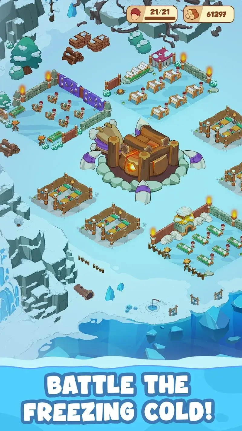 Icy Village: Survival Idle screenshot 3