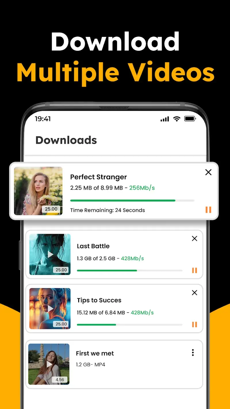 Tangkapan layar Vidmy Video Downloader 3