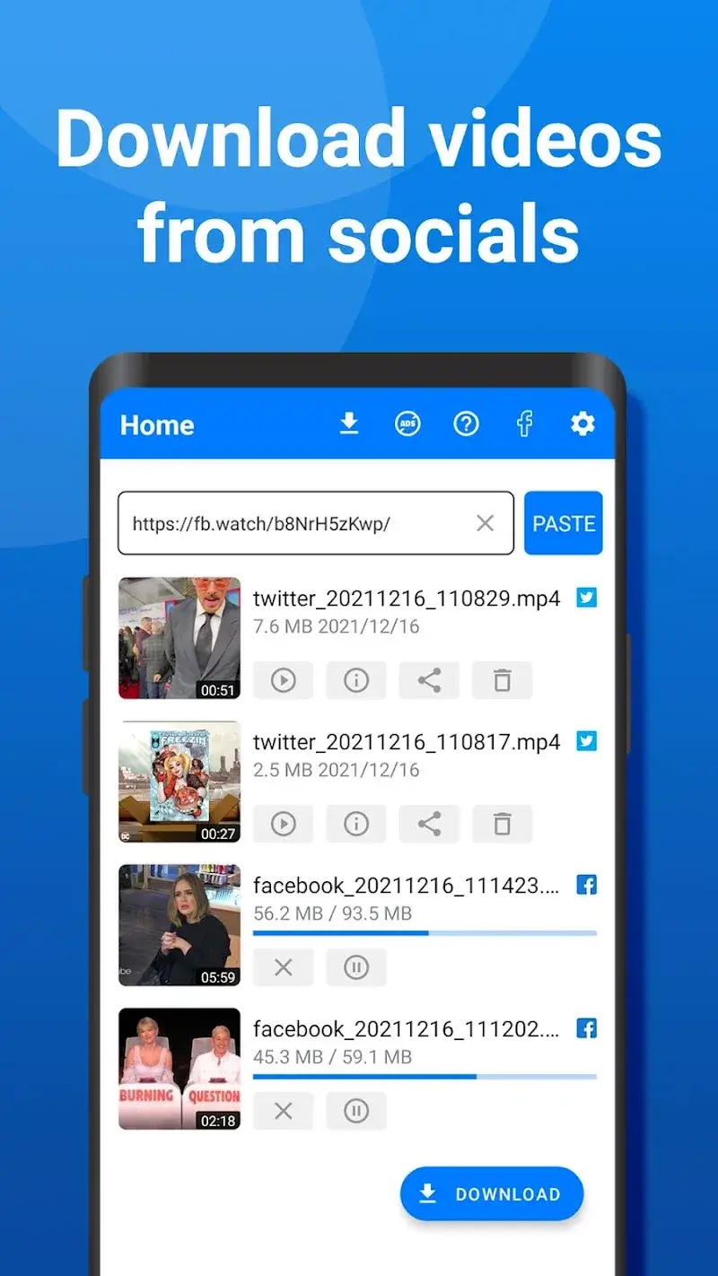 Video Downloader: All Socials capture d'écran 1