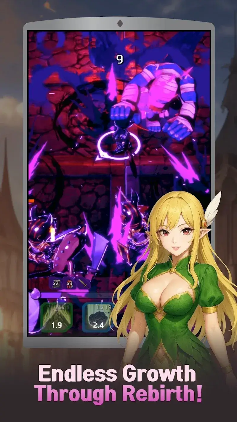 Arcane Knight: Idle RPG capture d'écran 2