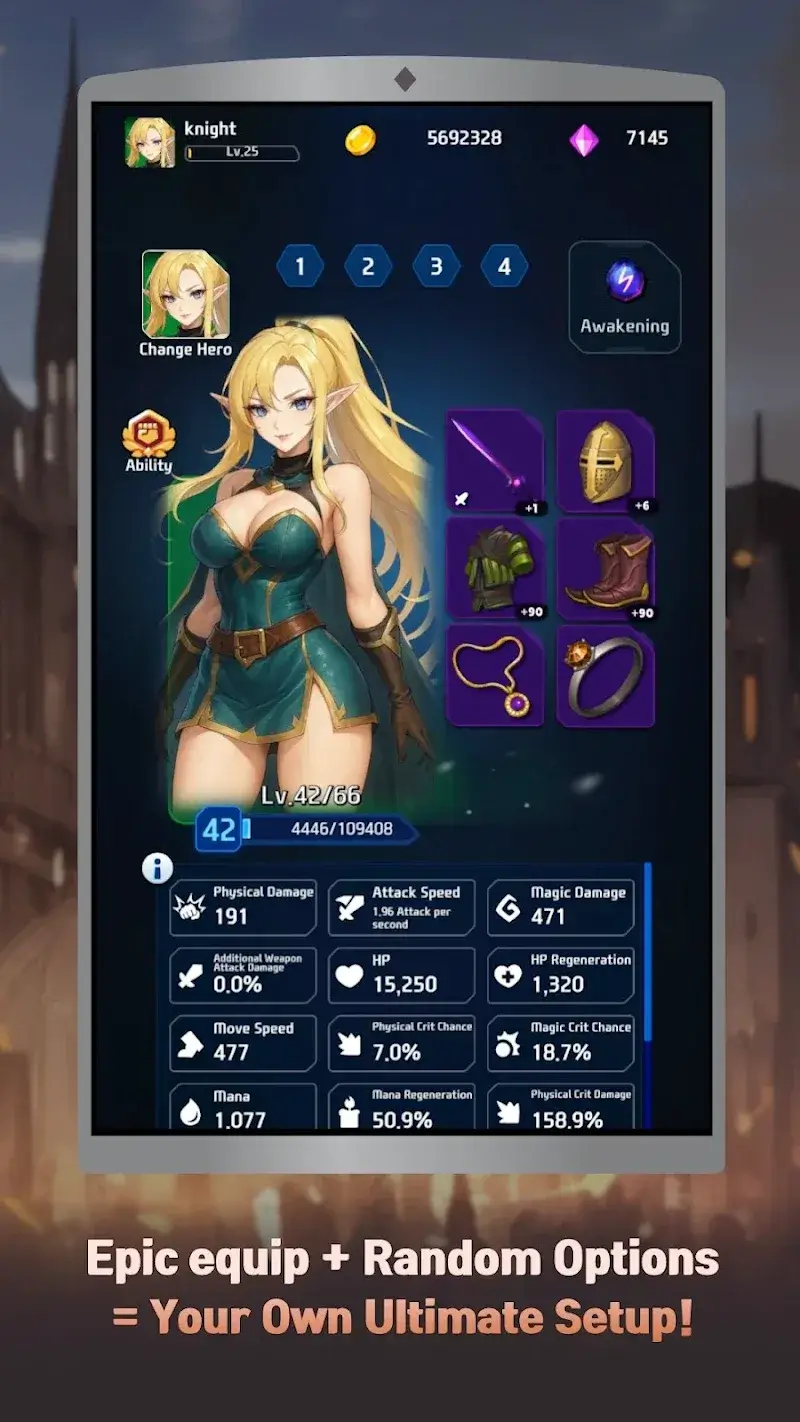 Arcane Knight: Idle RPG capture d'écran 4