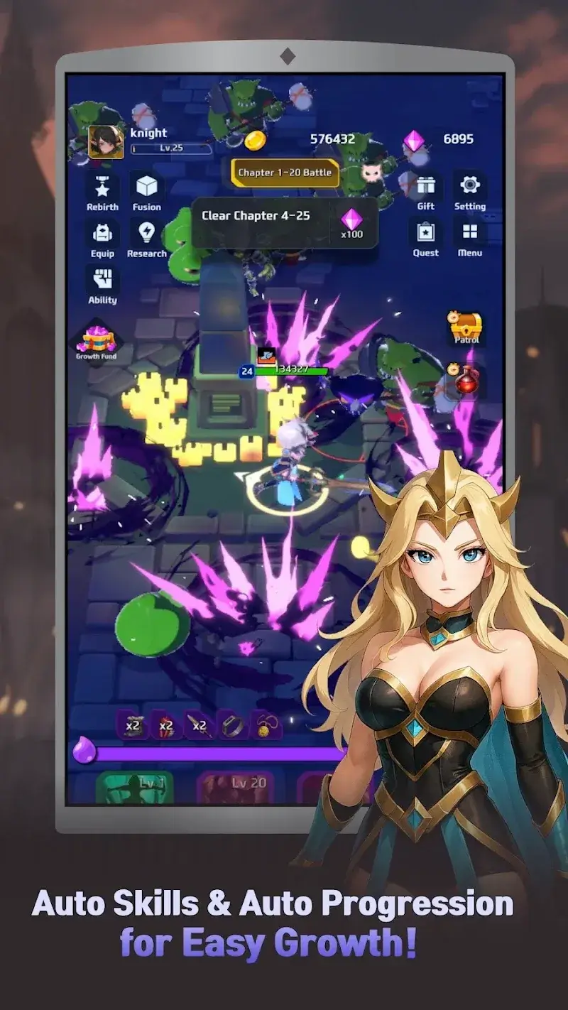 Arcane Knight: Idle RPG capture d'écran 6