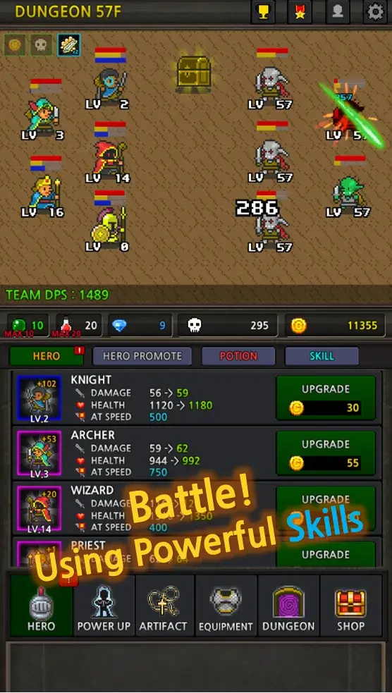Capture d'écran Grow Heroes VIP 1