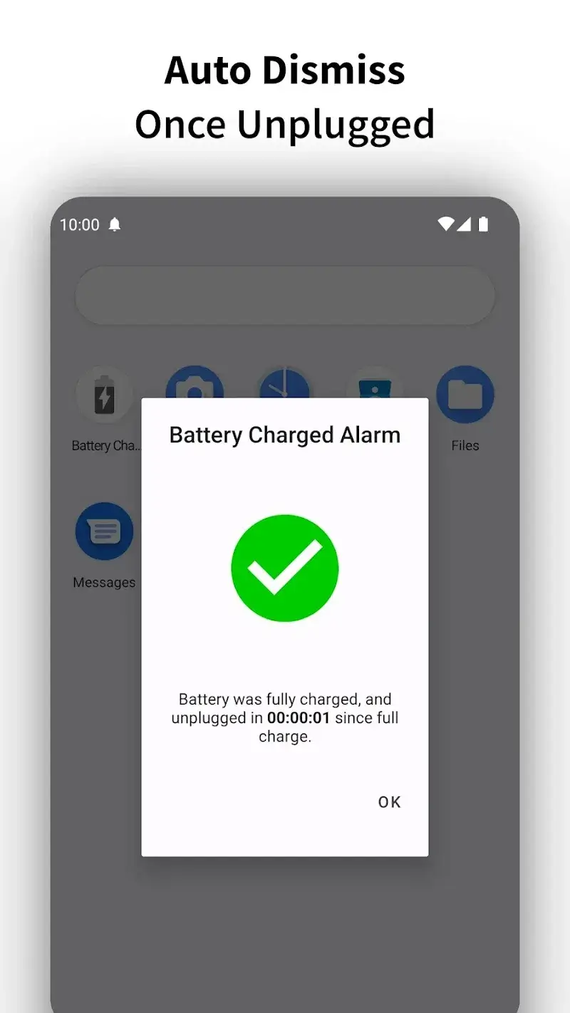Full Battery Charge Alarm captura de pantalla 4