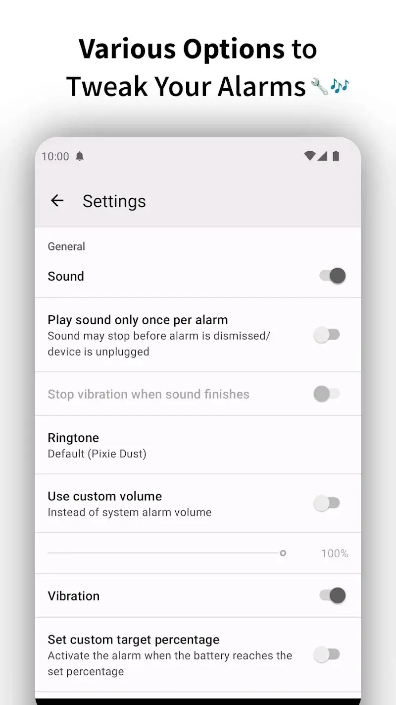 Full Battery Charge Alarm captura de pantalla 5