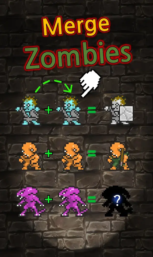 Captura de pantalla 1 de Grow Zombie : Merge Zombie