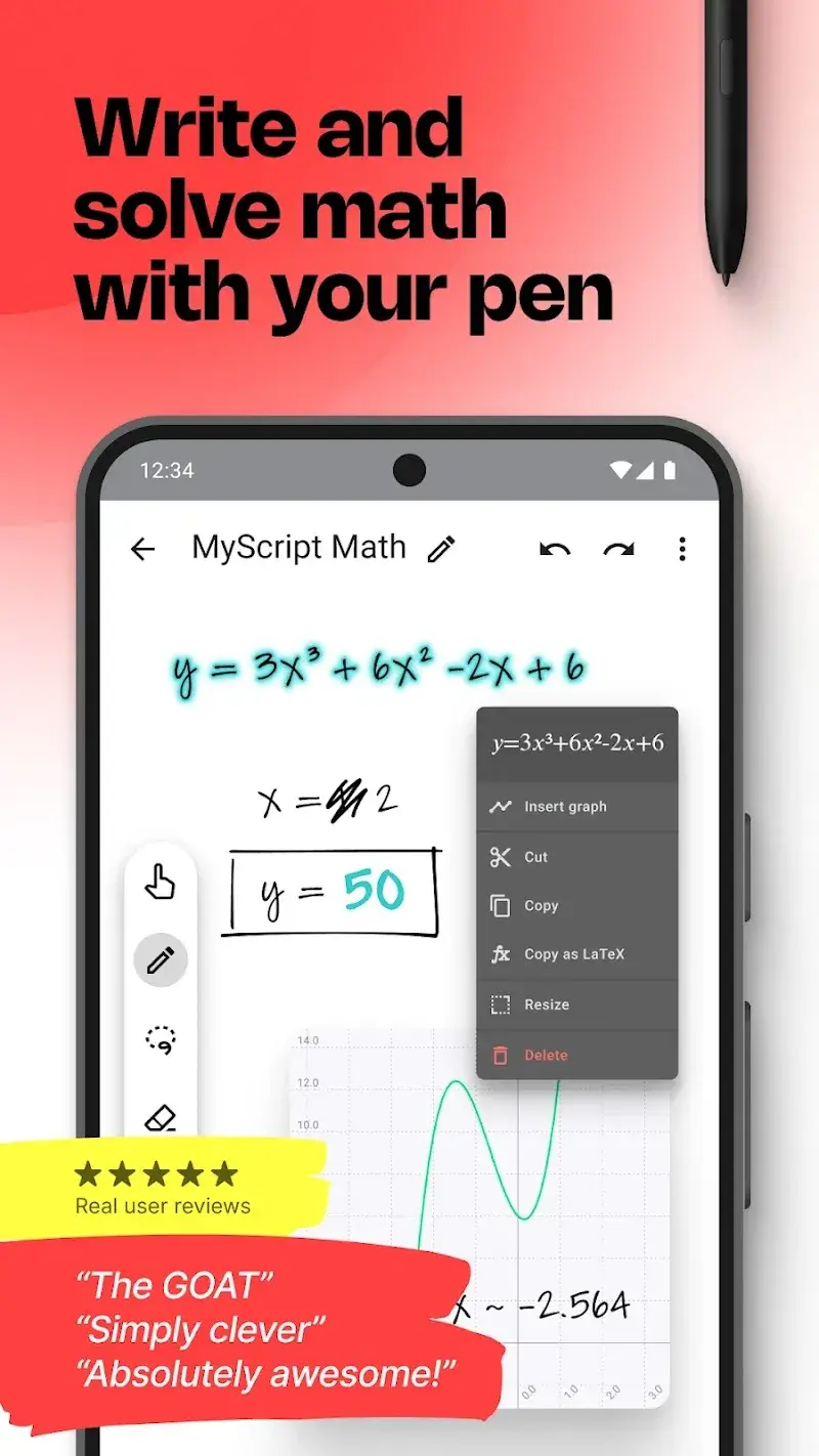Screenshot 1 di MyScript Math