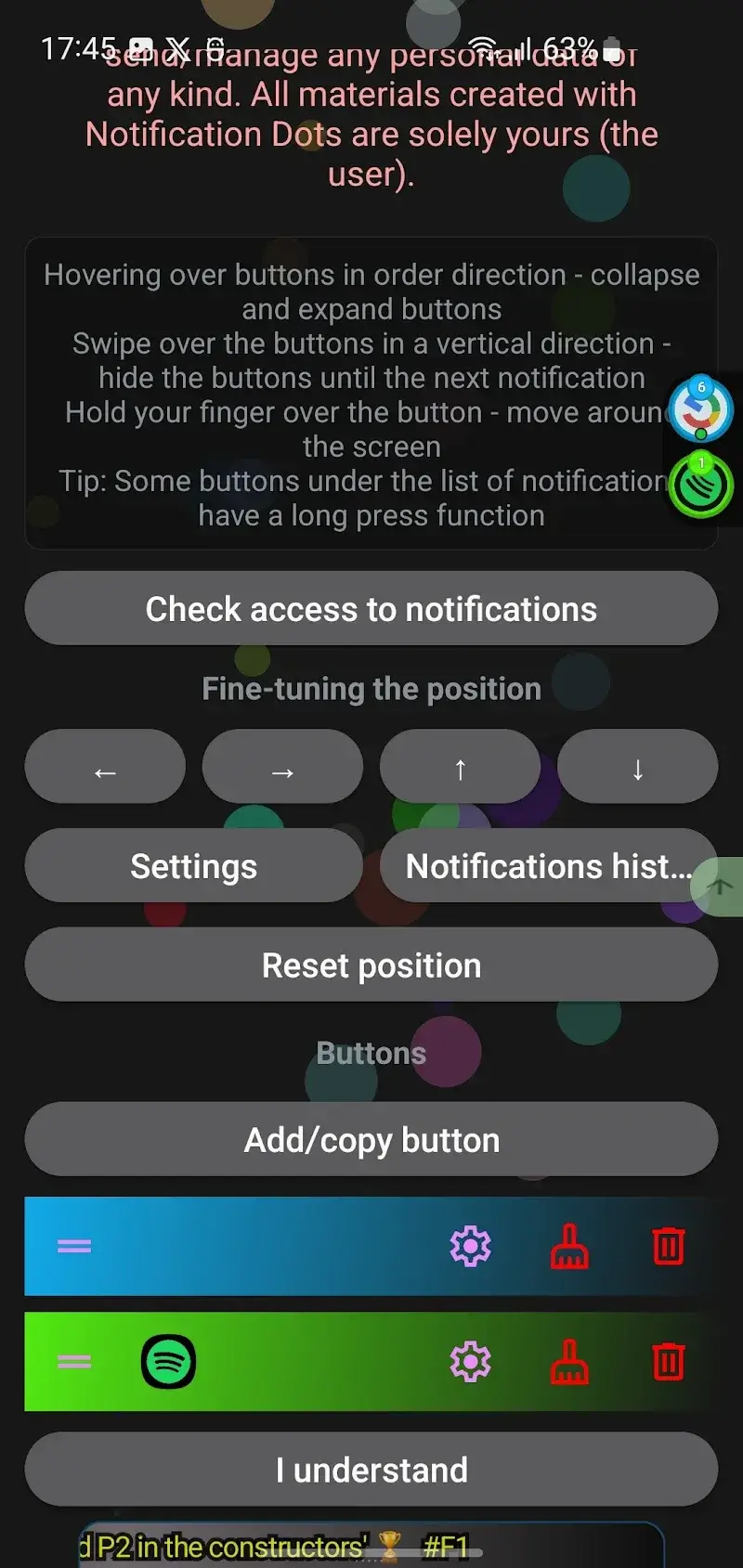 Captura de tela 6 do app Notification Dots