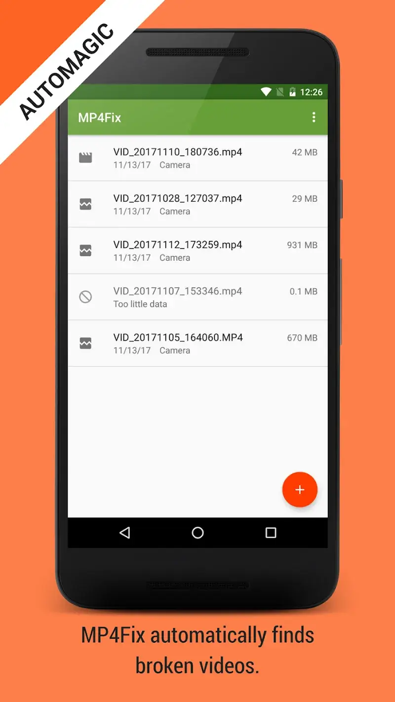 MP4Fix Video Repair Tool: Screenshot 1