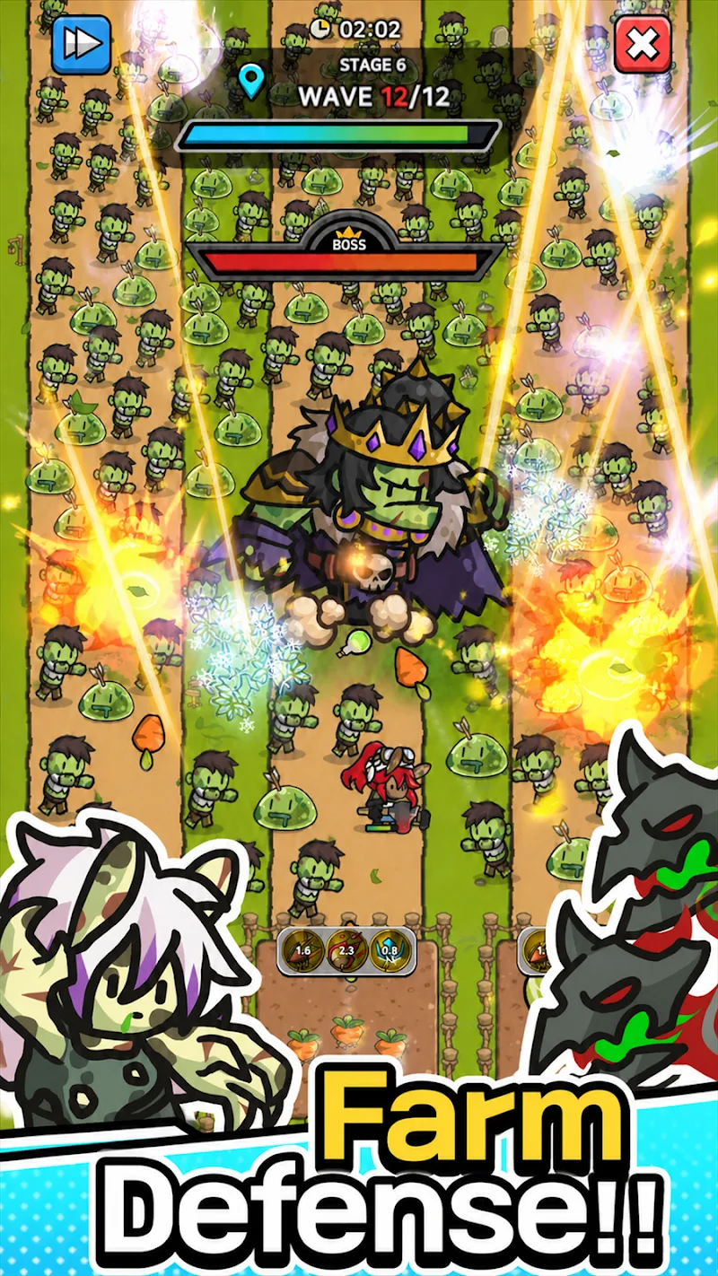 Tangkapan layar gameplay BunnyFarm 1