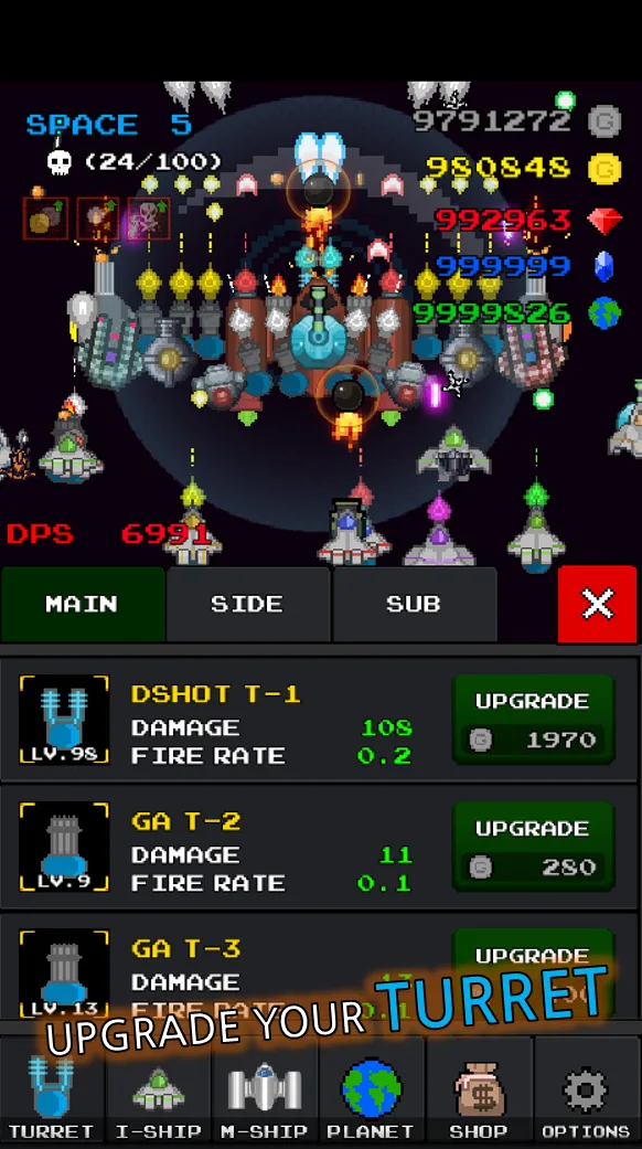 Screenshot gameplay Grow Spaceship 6