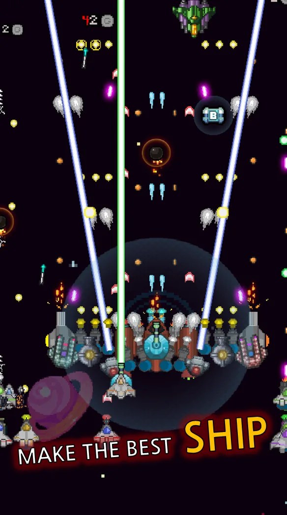 Screenshot gameplay Grow Spaceship 5