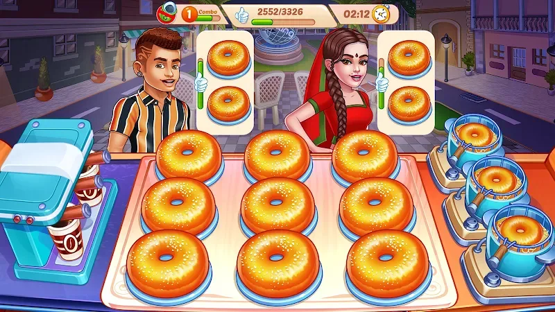 Captura de tela 1 do jogo American Cooking Star