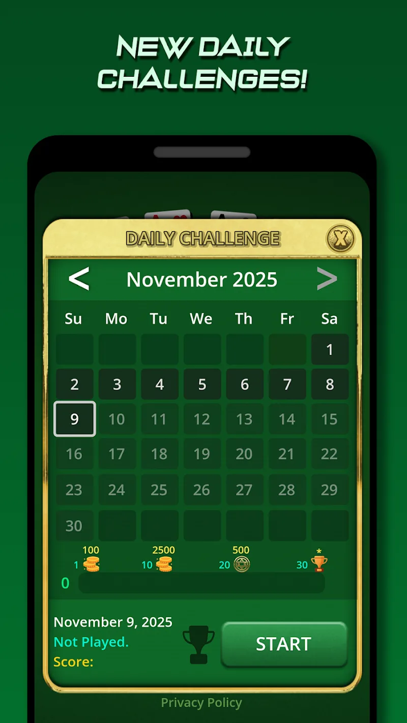 Capture d'écran du gameplay Solitaire Pro 6