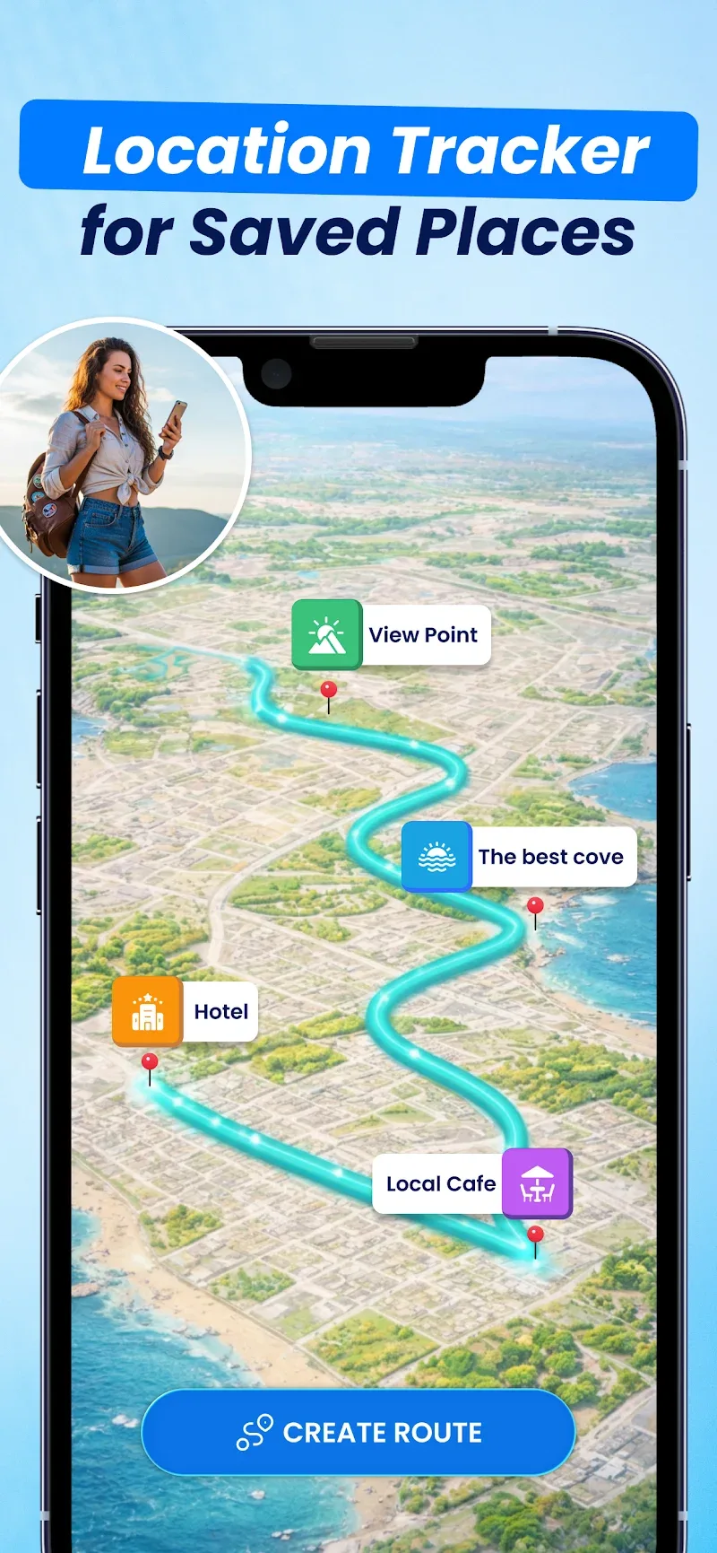 Save Location & Saved Places - Tangkapan Layar 3