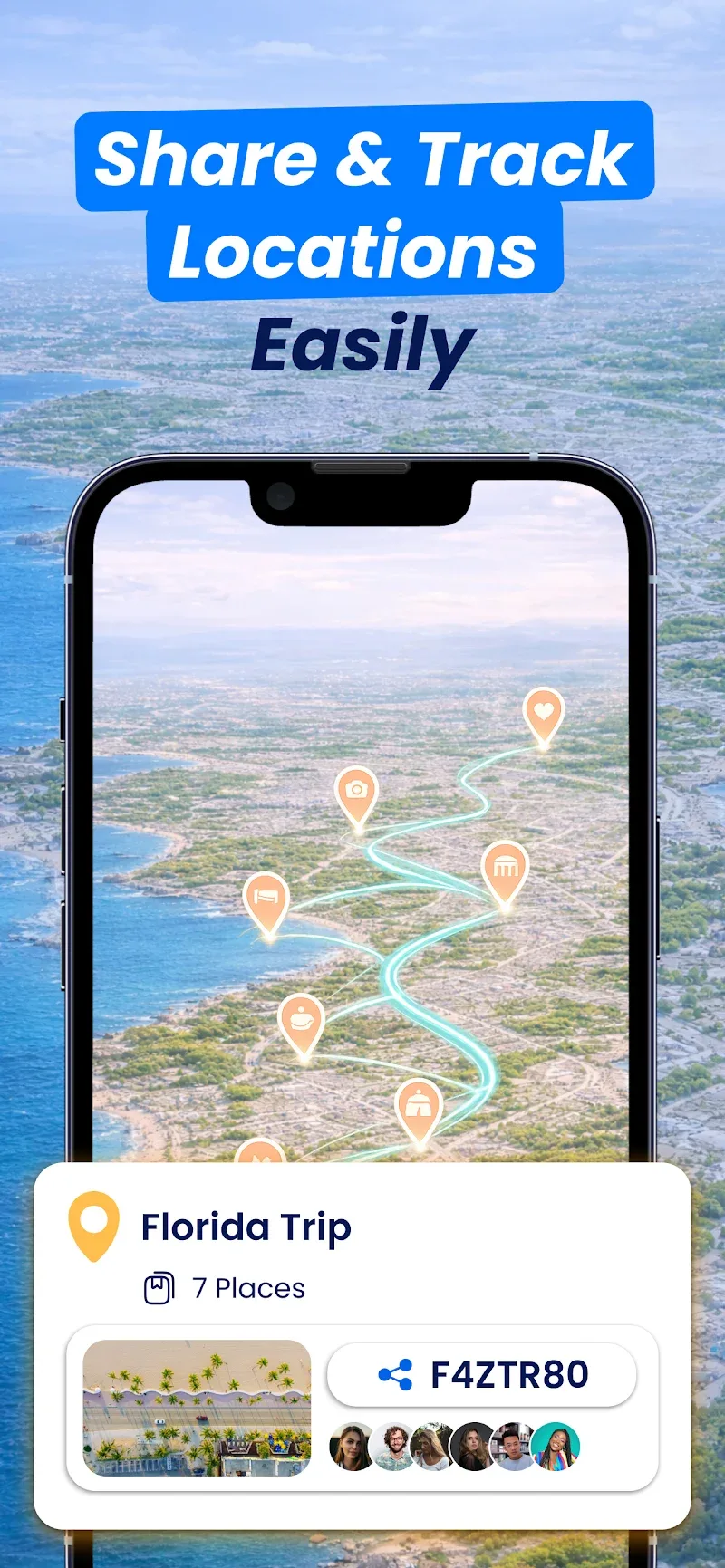 Save Location & Saved Places - Tangkapan Layar 5