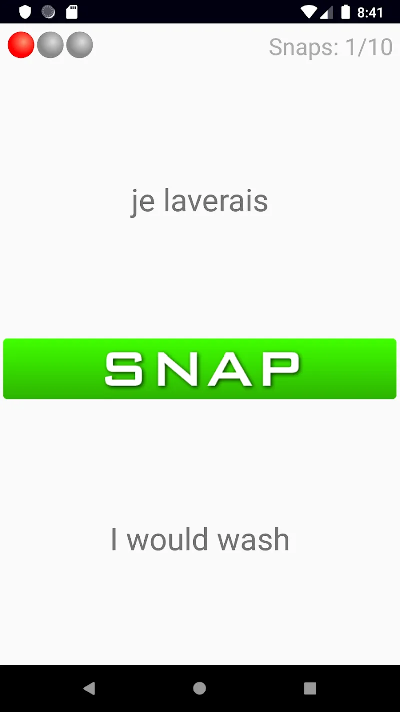 French Verb Blitz Pro Captura de tela 6