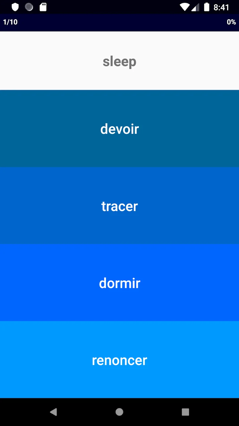 French Verb Blitz Pro Captura de tela 5