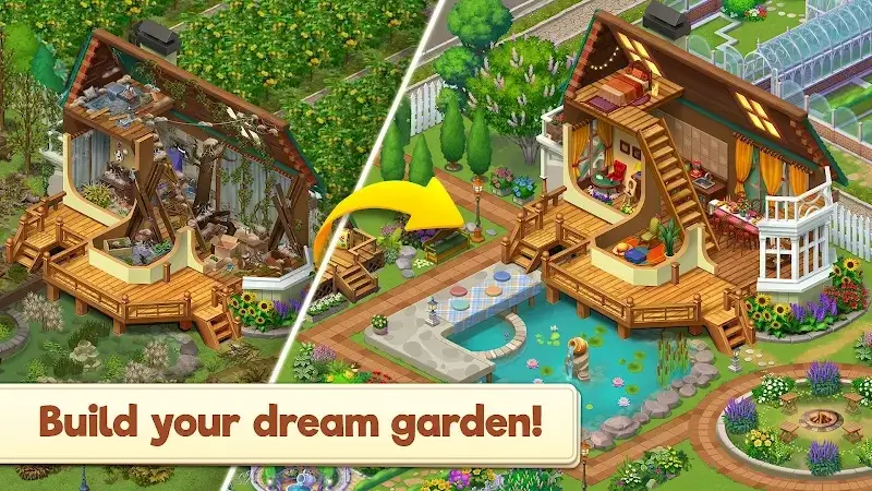 Merge Manor: Sunny House Screenshot 1