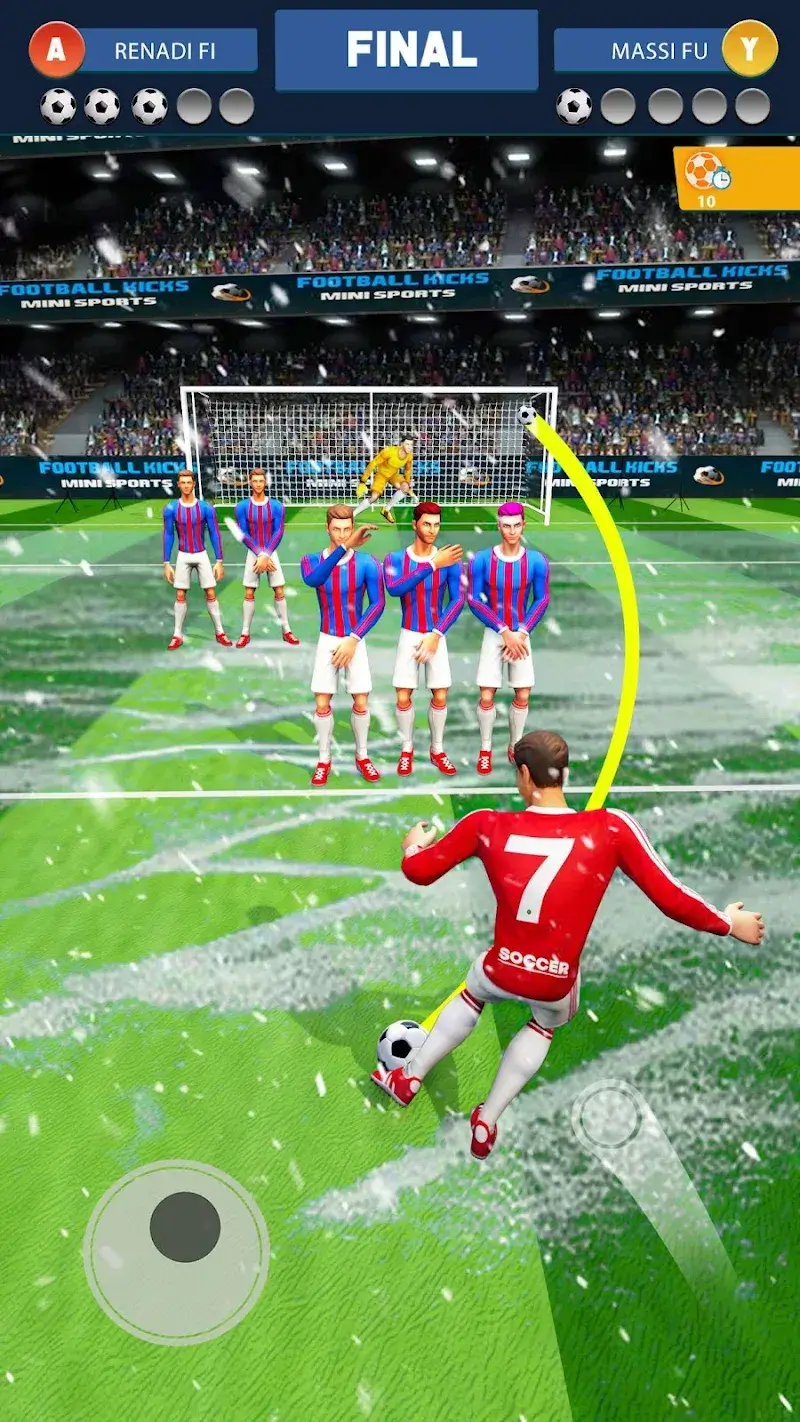 Скриншот 1 Soccer Kicks Strike Game