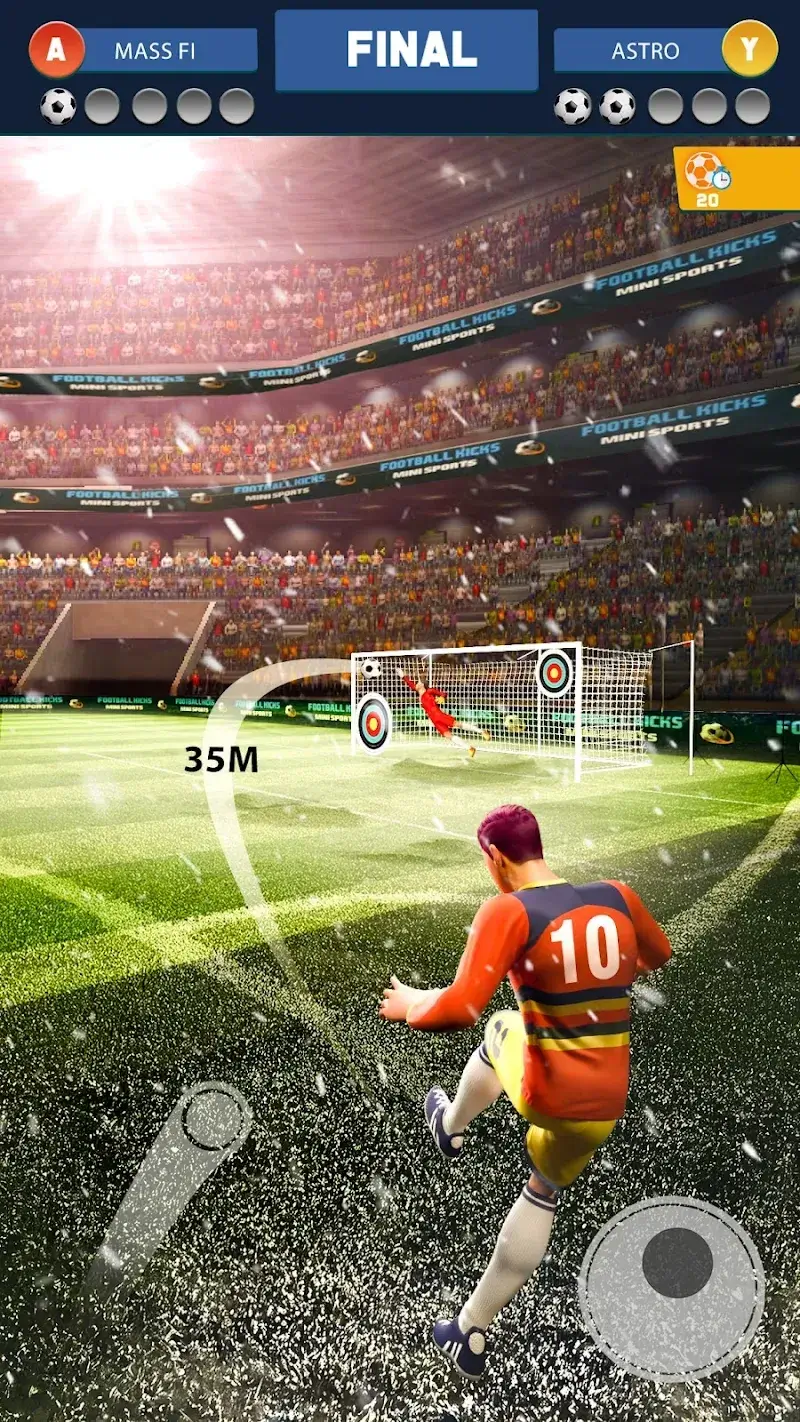 Скриншот 2 Soccer Kicks Strike Game