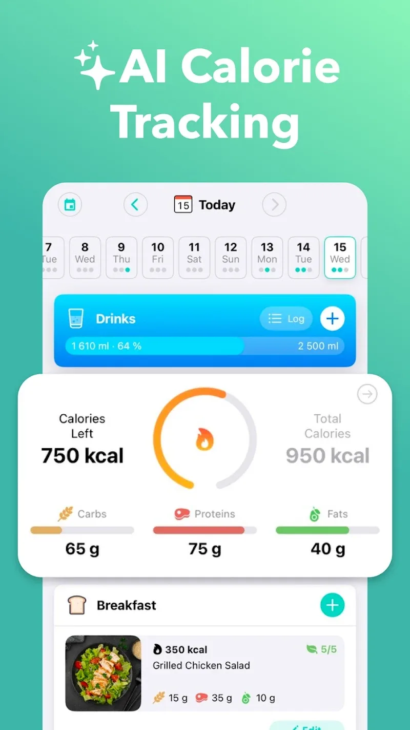 Nutrilio ภาพหน้าจอ 1