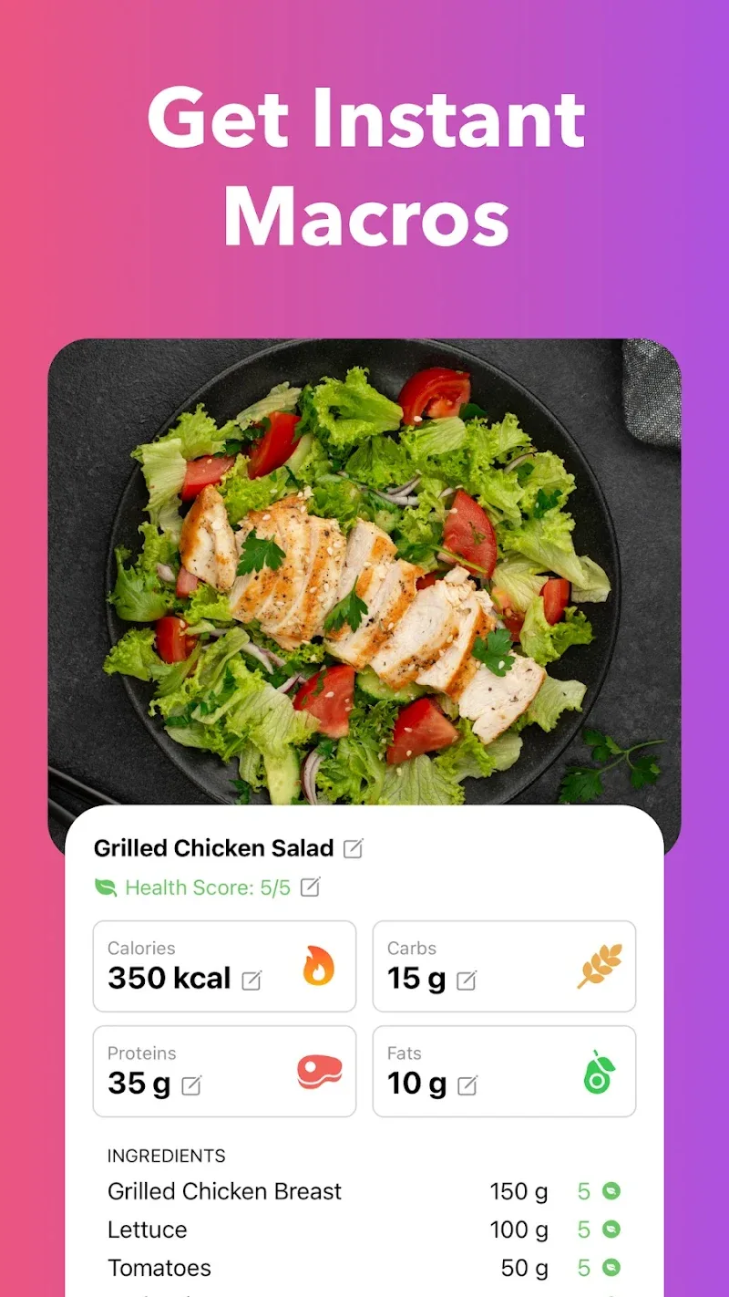 Nutrilio ภาพหน้าจอ 3