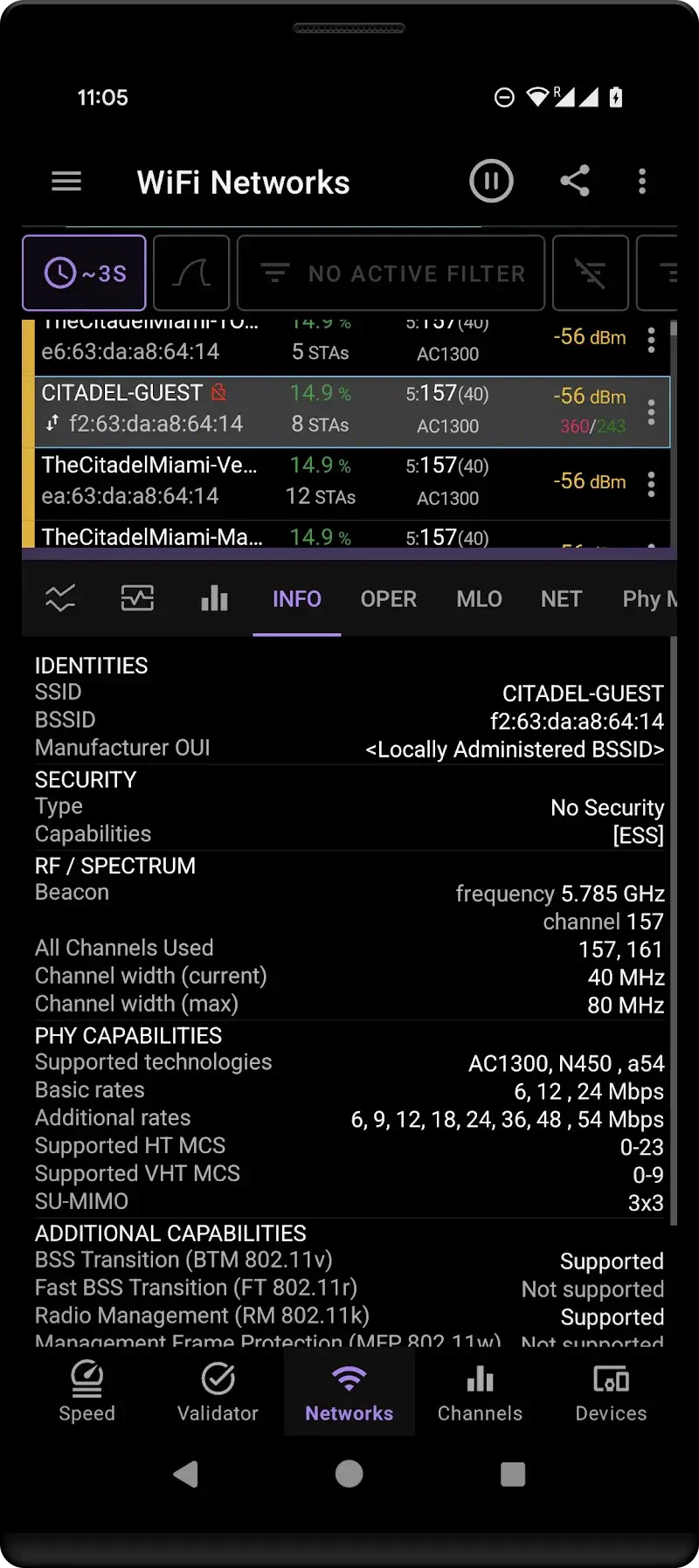 Speed Test WiFi Analyzer - analiti Capture d'écran 5