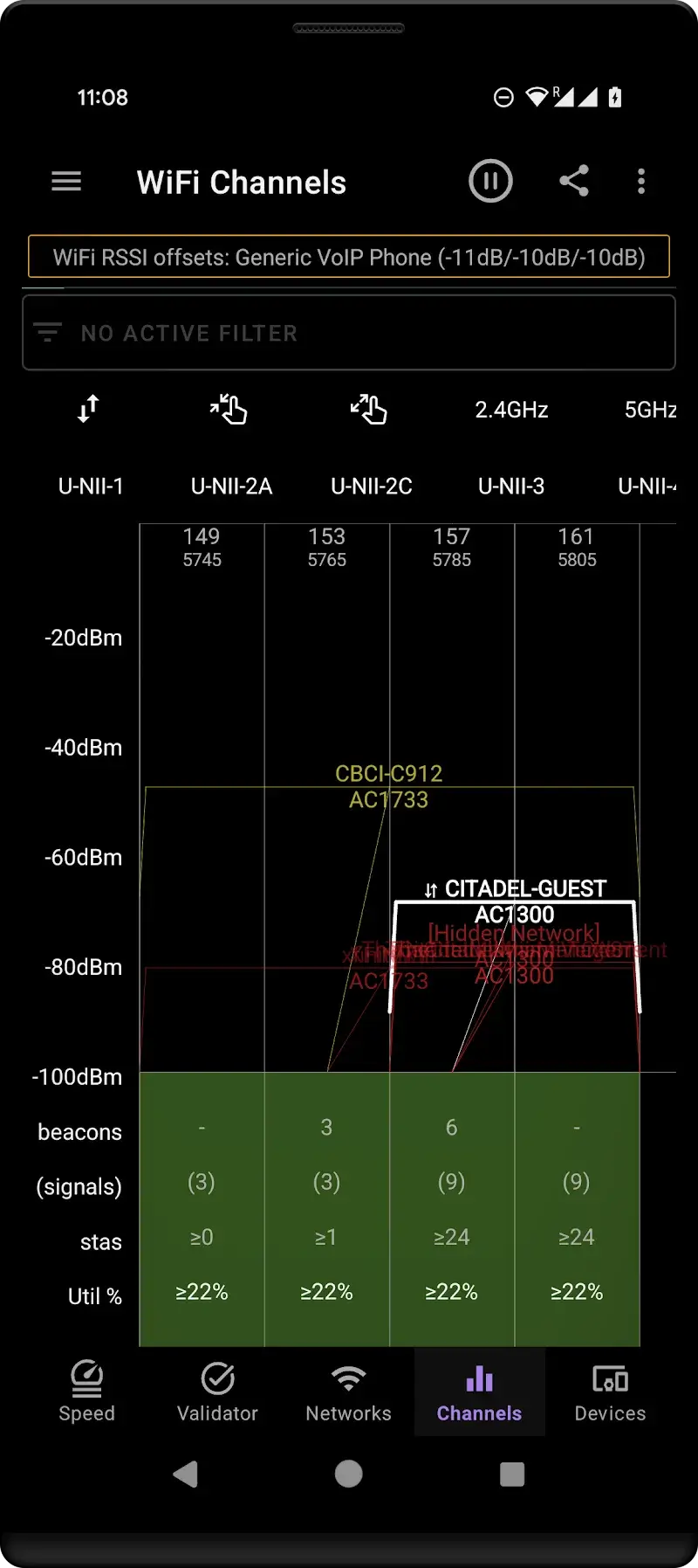 Speed March WiFi Analyzer - analiti Capture d'écran 3