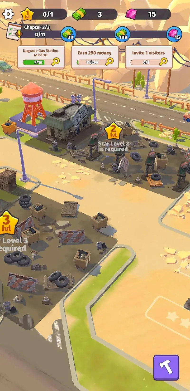 Скриншот игрового процесса Roadside Empire: Idle Tycoon 5