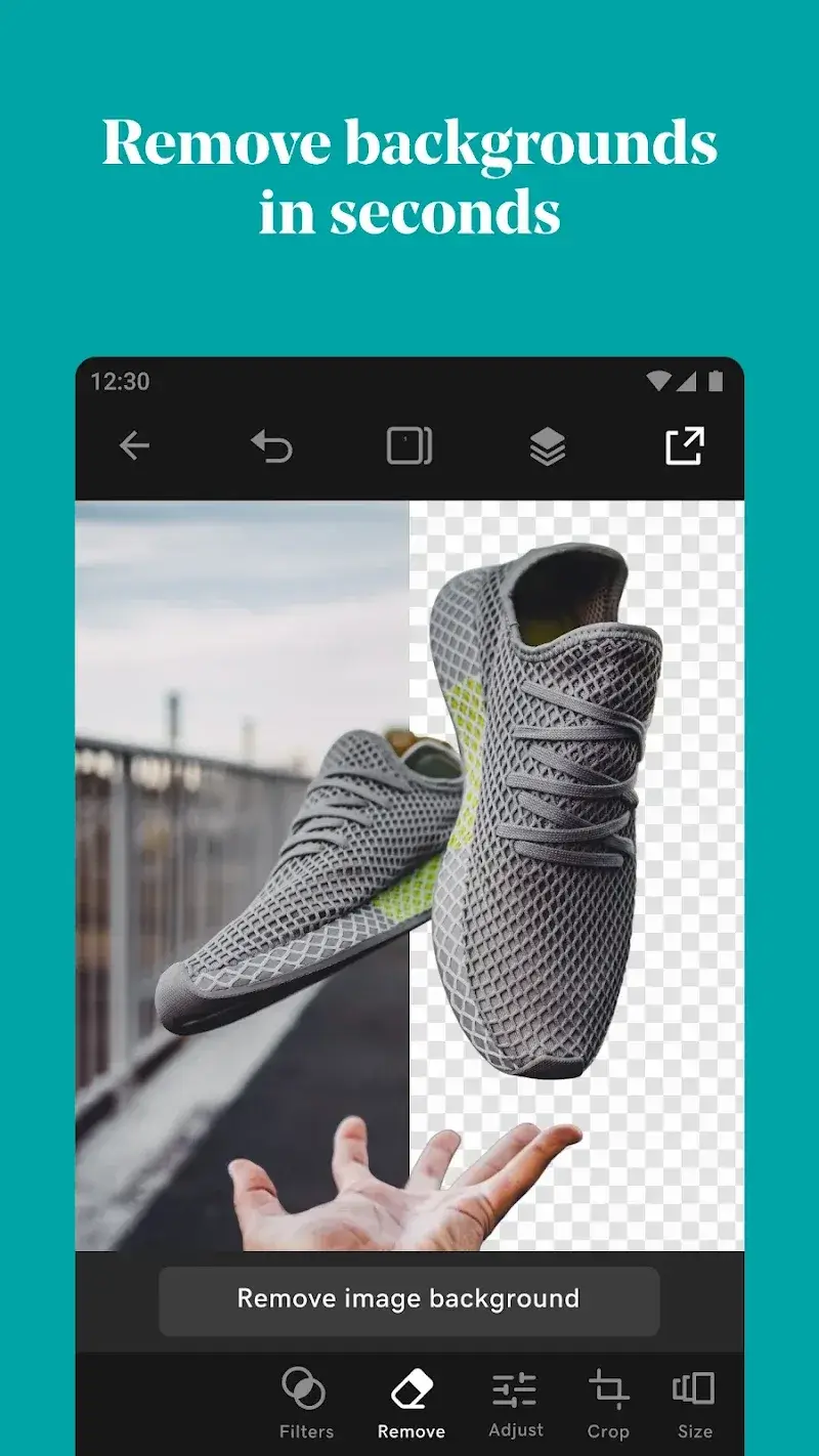 Tangkapan layar GoDaddy Studio 4