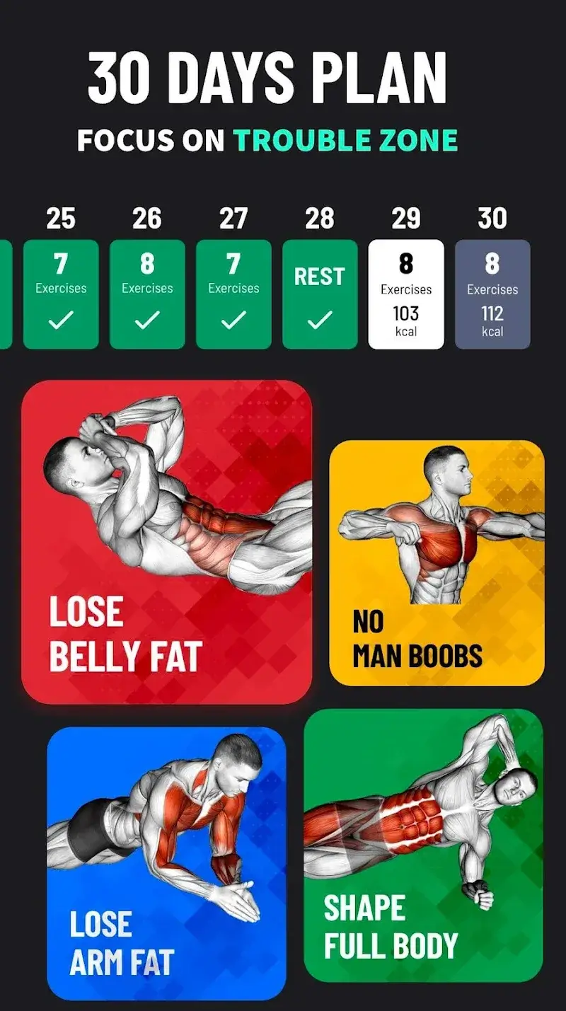 Captura de Pantalla de Lose Weight App for Men 2