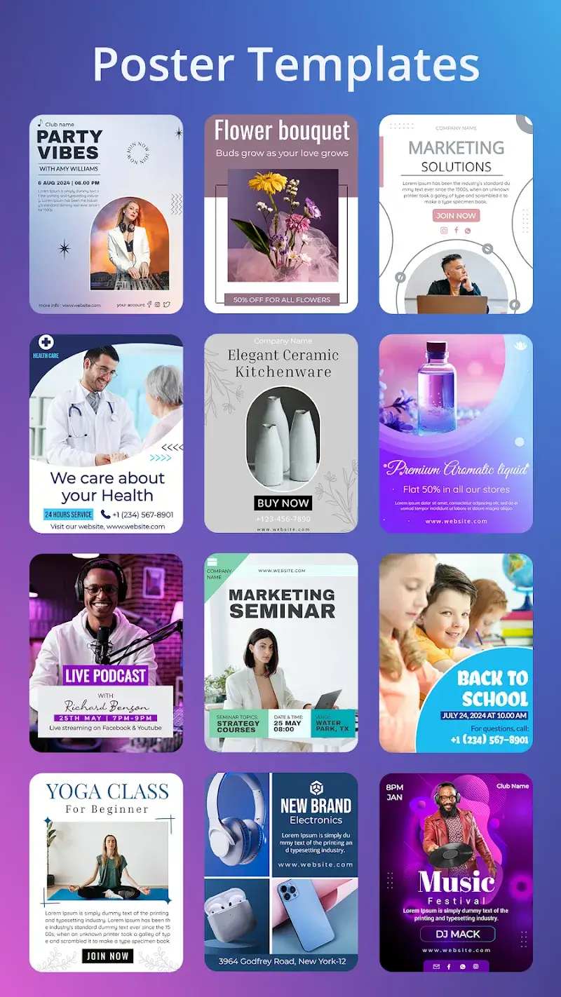 Poster Maker AI flyer maker 스크린샷 5