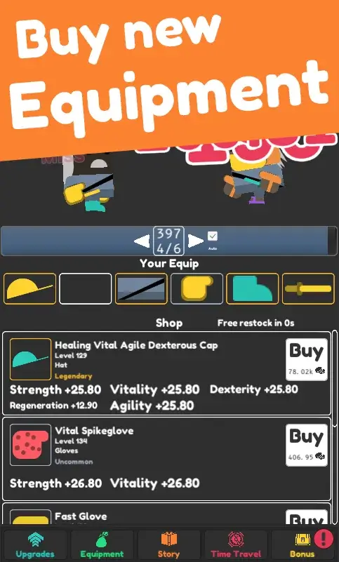 Screenshot 2 di Idle Superpowers