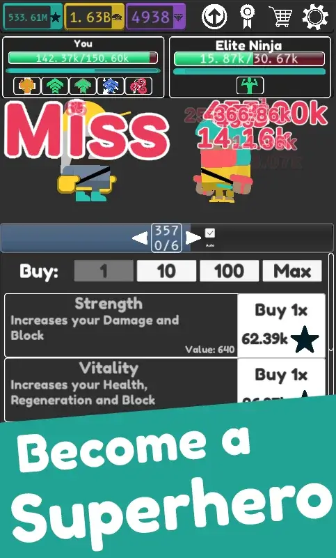 Screenshot 6 di Idle Superpowers