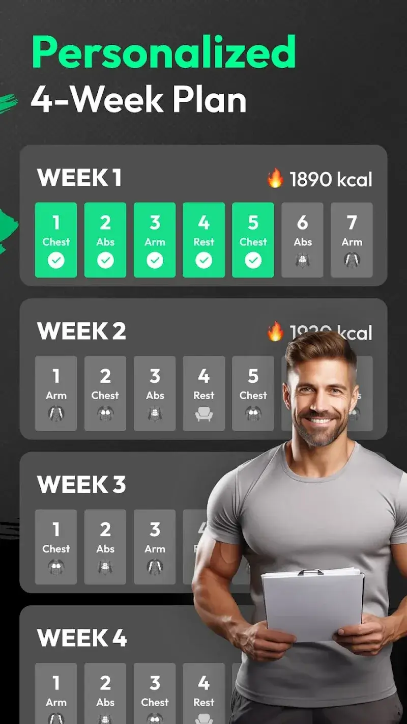 Home Workout App: Fitness screenshot 2