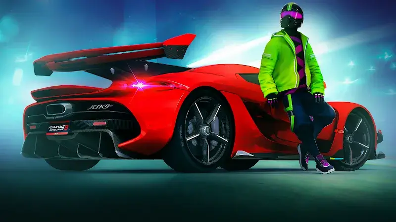 Tangkapan layar dalam game Asphalt 8 5